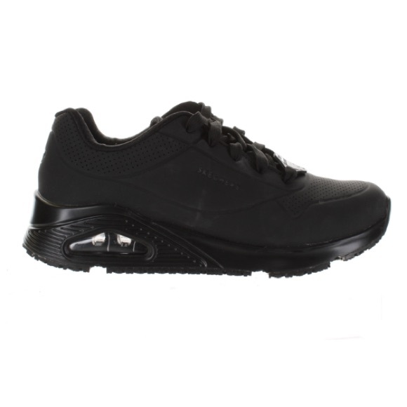 Skechers Womens Uno Sr Black Safety Shoes Size 7.5 Medium (B, M) (4617910) - Picture 1 of 10